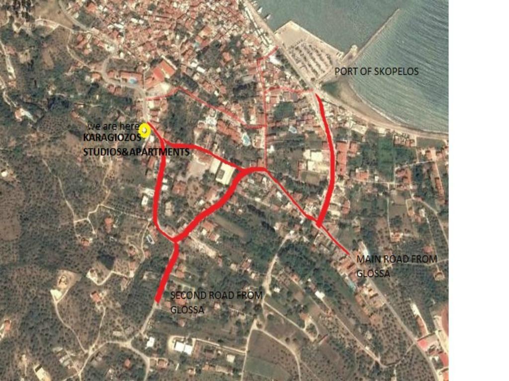 Karagiozos Studios & Apartments Skopelos Exterior foto